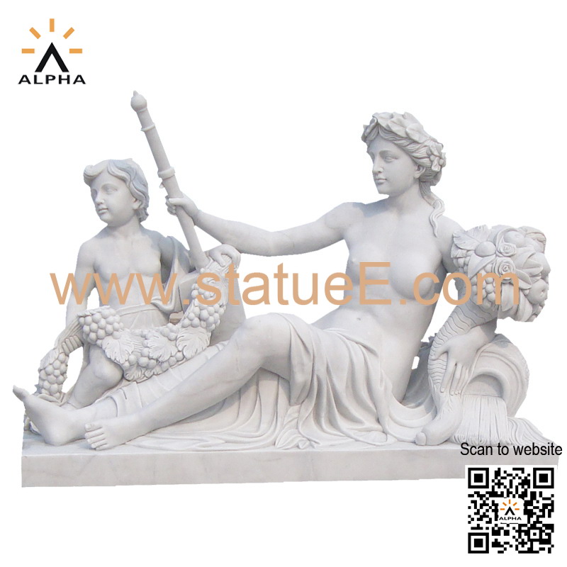 Greek stone statues